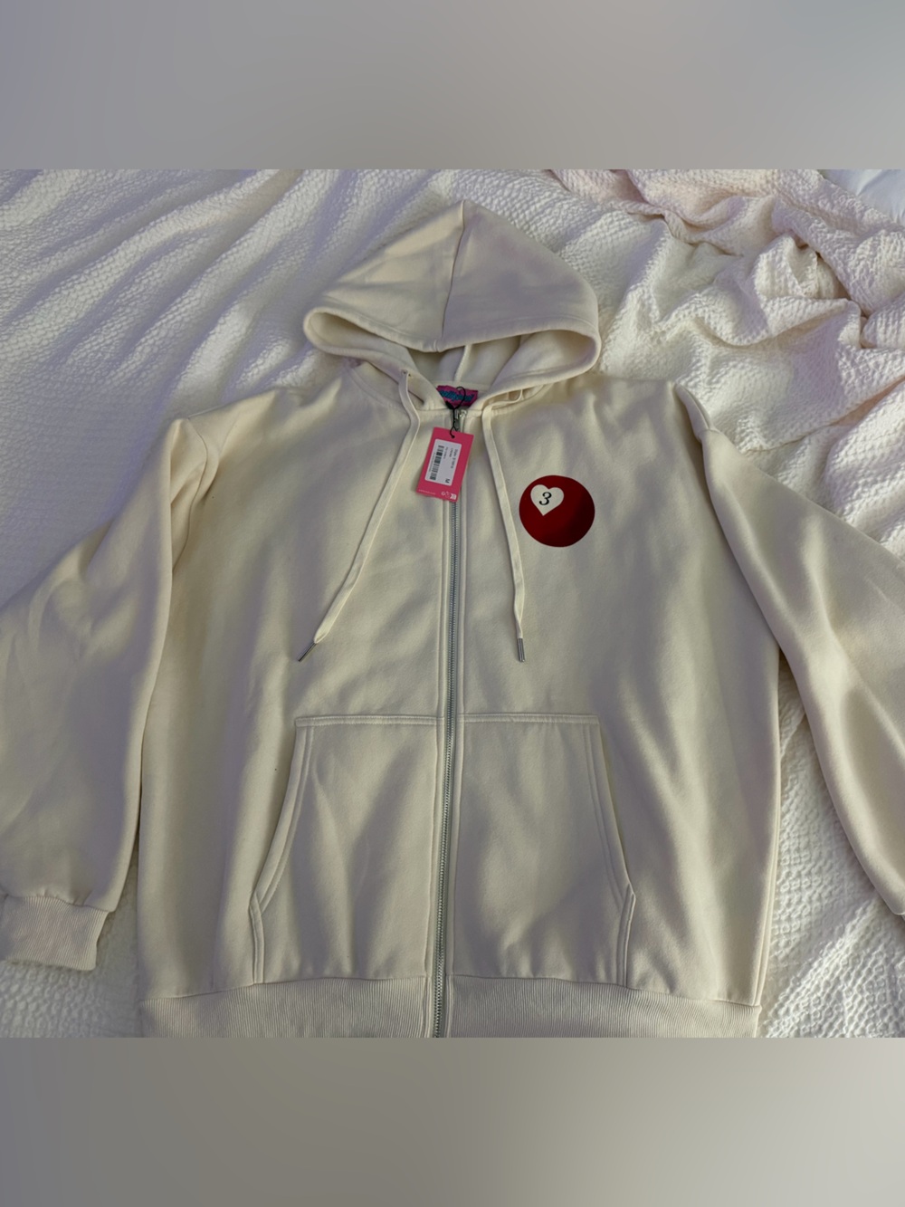 Edikted MAGIC 3 OVERSIZED ZIP UP HOODIE